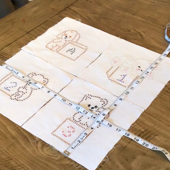 Hand stitched quilting blocks 12 count - Picture 3 of 15